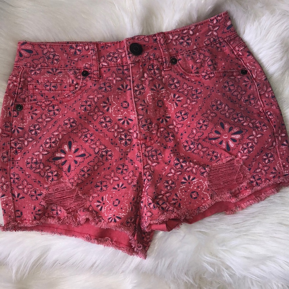 Denim shorts